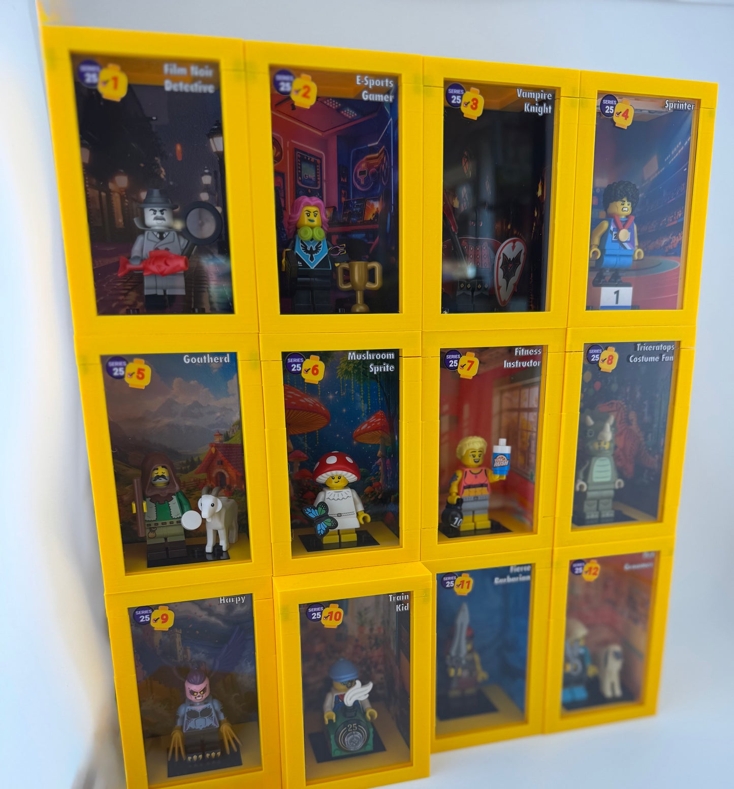 brickAtom™ Display – Chaos, Capes & Character (Series 25 CMF) 🧙♂️🎭