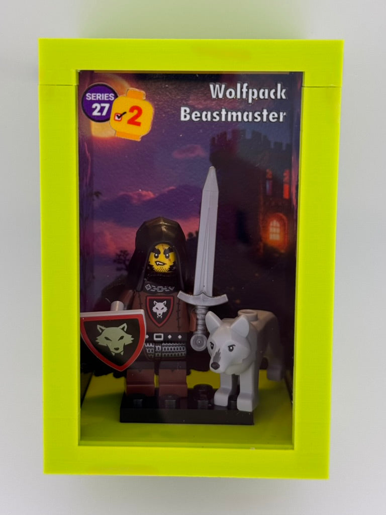 brickAtom Display Case – Custom Display for Minifigures (CMF Series 27 Edition)