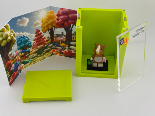 brickAtom Display Case – Custom Display for Minifigures (CMF Series 27 Edition)