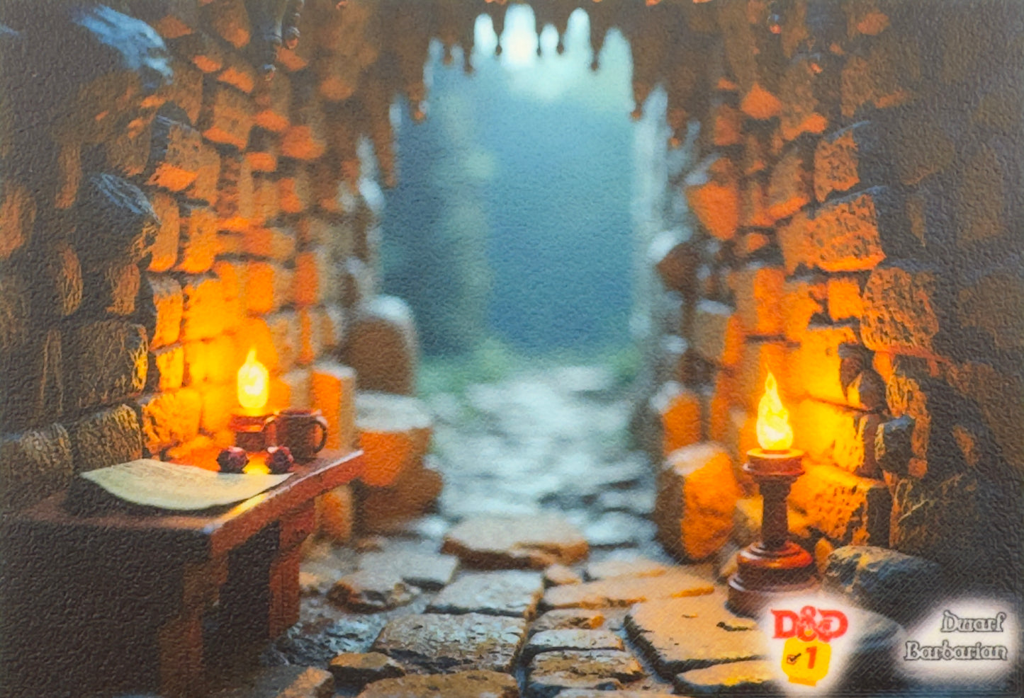 brickAtom™ Display – Dungeons, Dice & Destiny (Dungeons and Dragons Series) 🐉🎲
