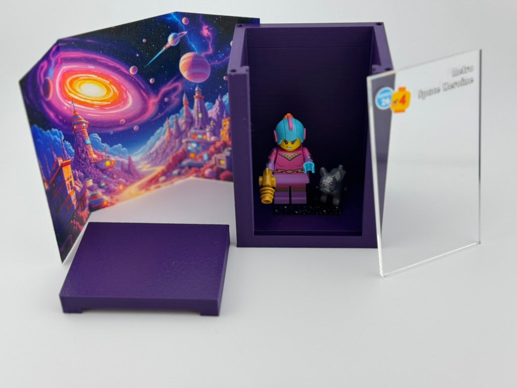 brickAtom™ Display – Space, Slime & Sci-Fi Shenanigans (Series 26 CMF) 👽🚀