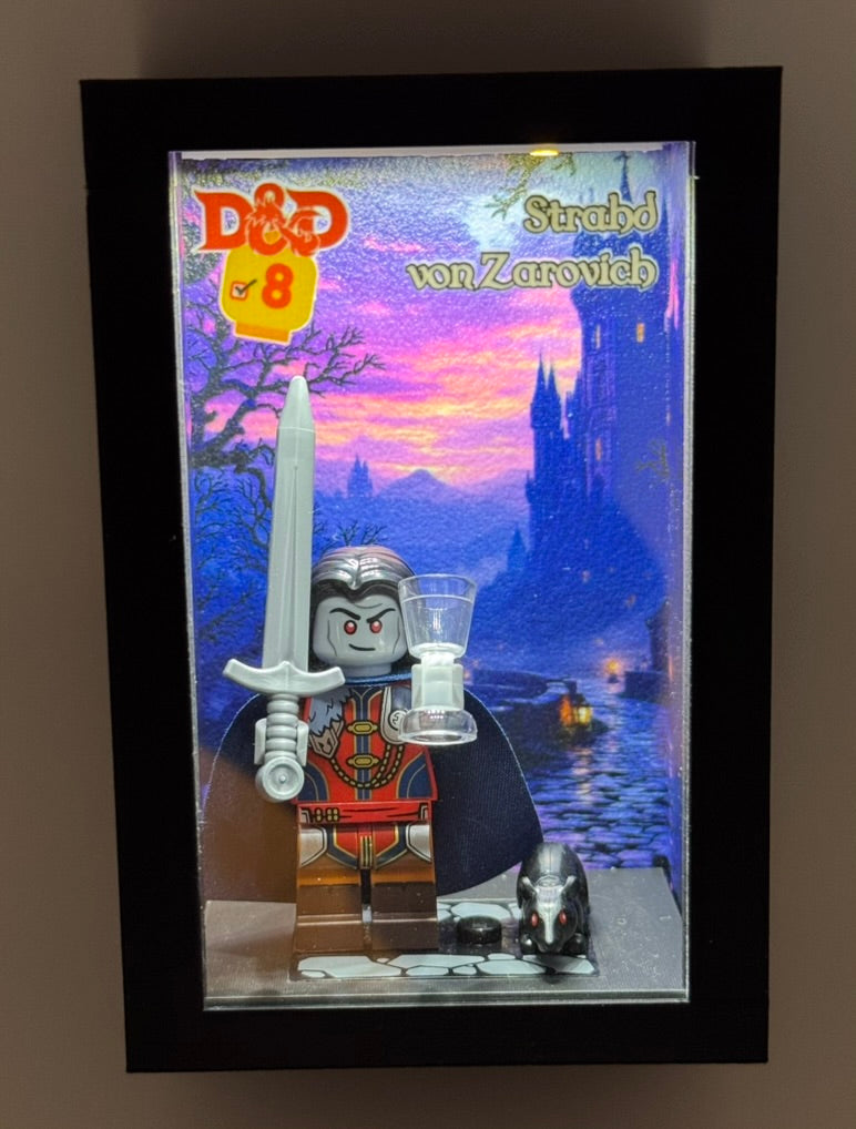 brickAtom™ Display – Dungeons, Dice & Destiny (Dungeons and Dragons Series) 🐉🎲