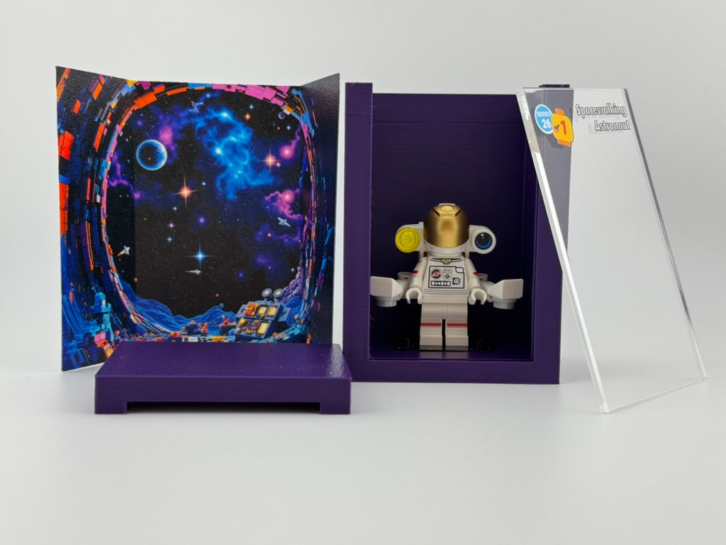 brickAtom™ Display – Space, Slime & Sci-Fi Shenanigans (Series 26 CMF) 👽🚀