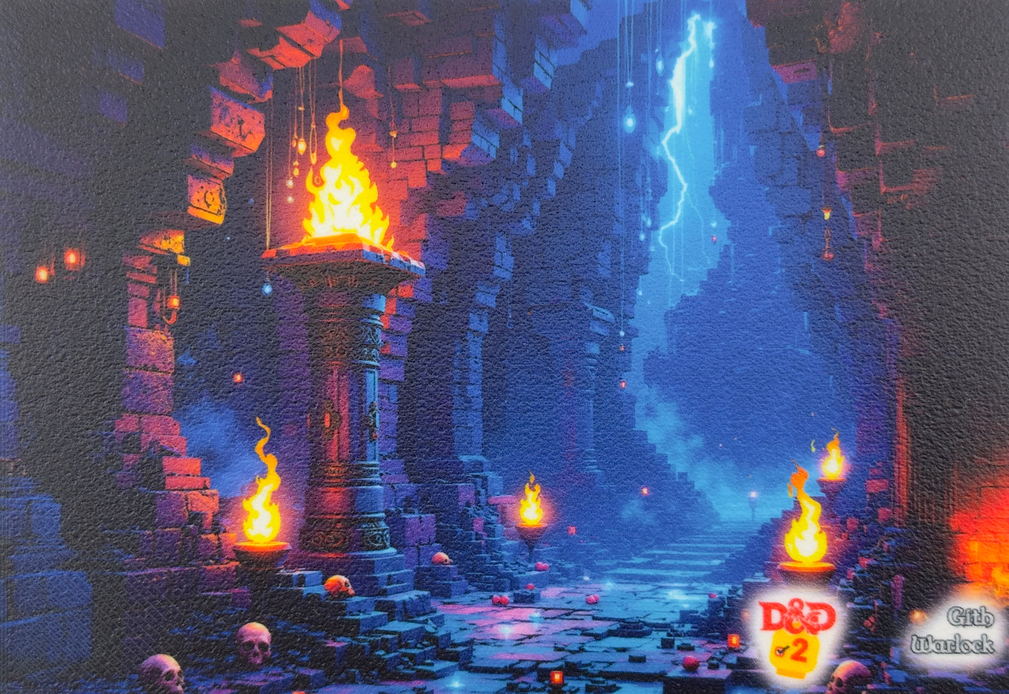 brickAtom™ Display – Dungeons, Dice & Destiny (Dungeons and Dragons Series) 🐉🎲