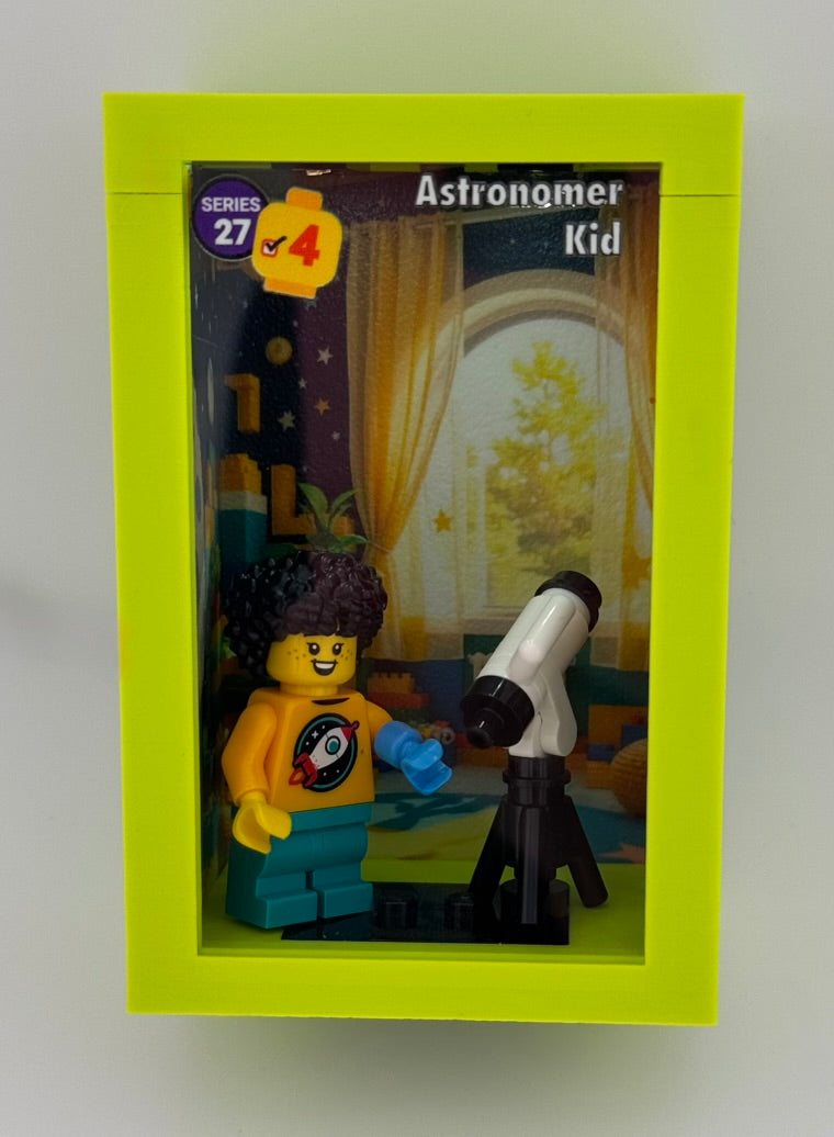 brickAtom Display Case – Custom Display for Minifigures (CMF Series 27 Edition)