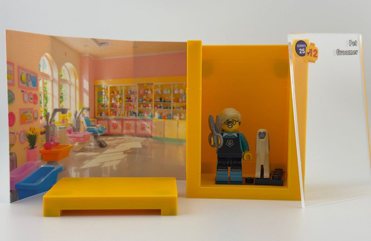 brickAtom™ Display – Chaos, Capes & Character (Series 25 CMF) 🧙‍♂️🎭