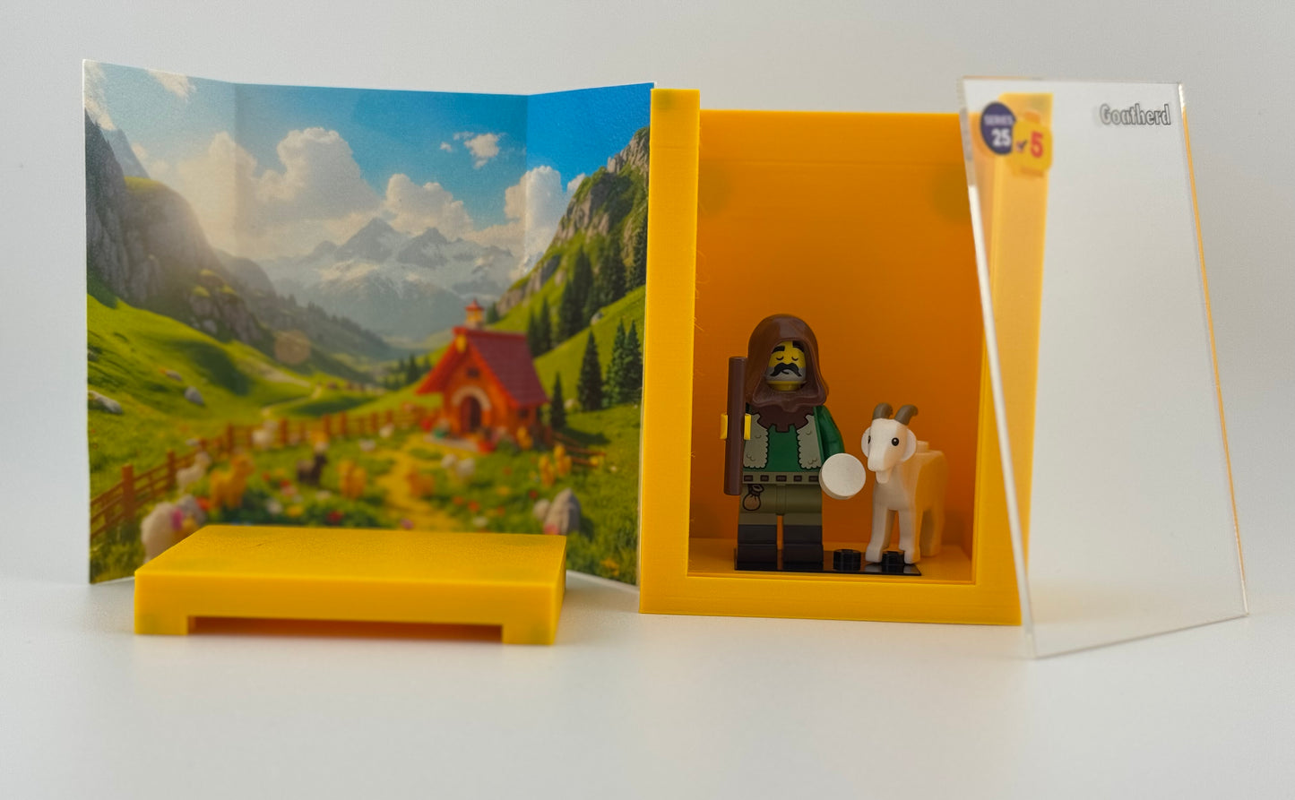 brickAtom™ Display – Chaos, Capes & Character (Series 25 CMF) 🧙‍♂️🎭