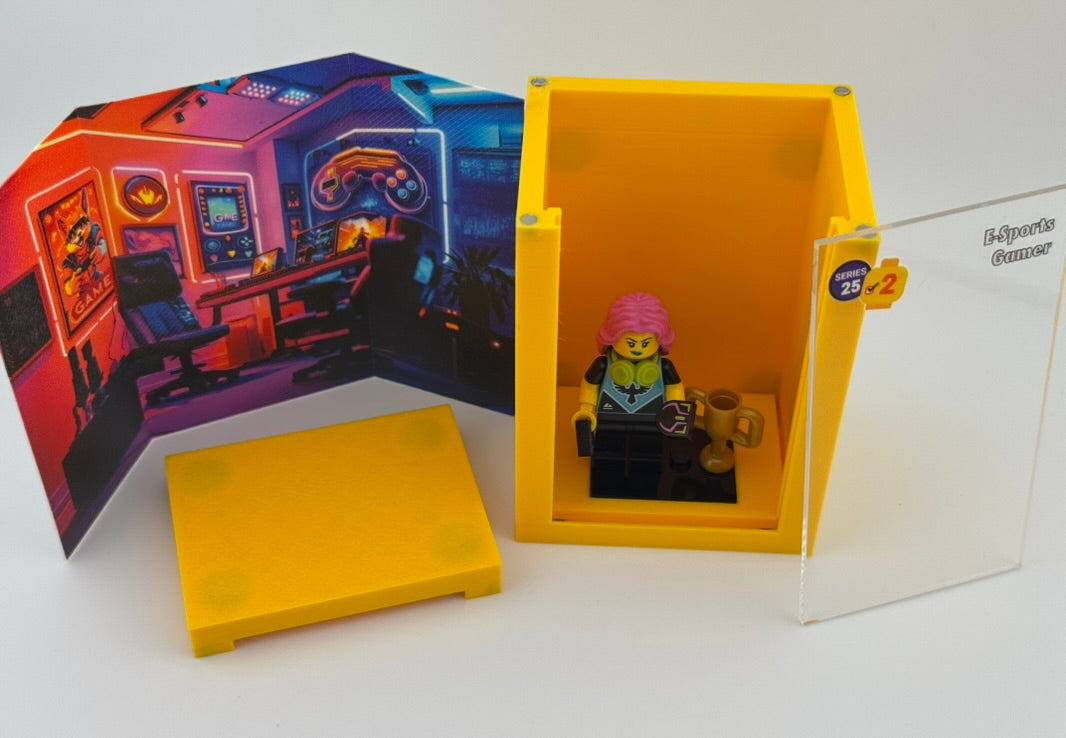 brickAtom™ Display – Chaos, Capes & Character (Series 25 CMF) 🧙‍♂️🎭