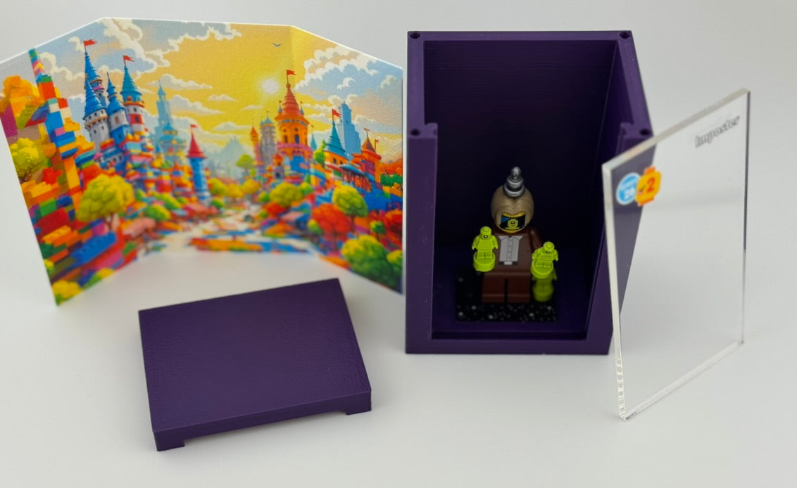 brickAtom™ Display – Space, Slime & Sci-Fi Shenanigans (Series 26 CMF) 👽🚀