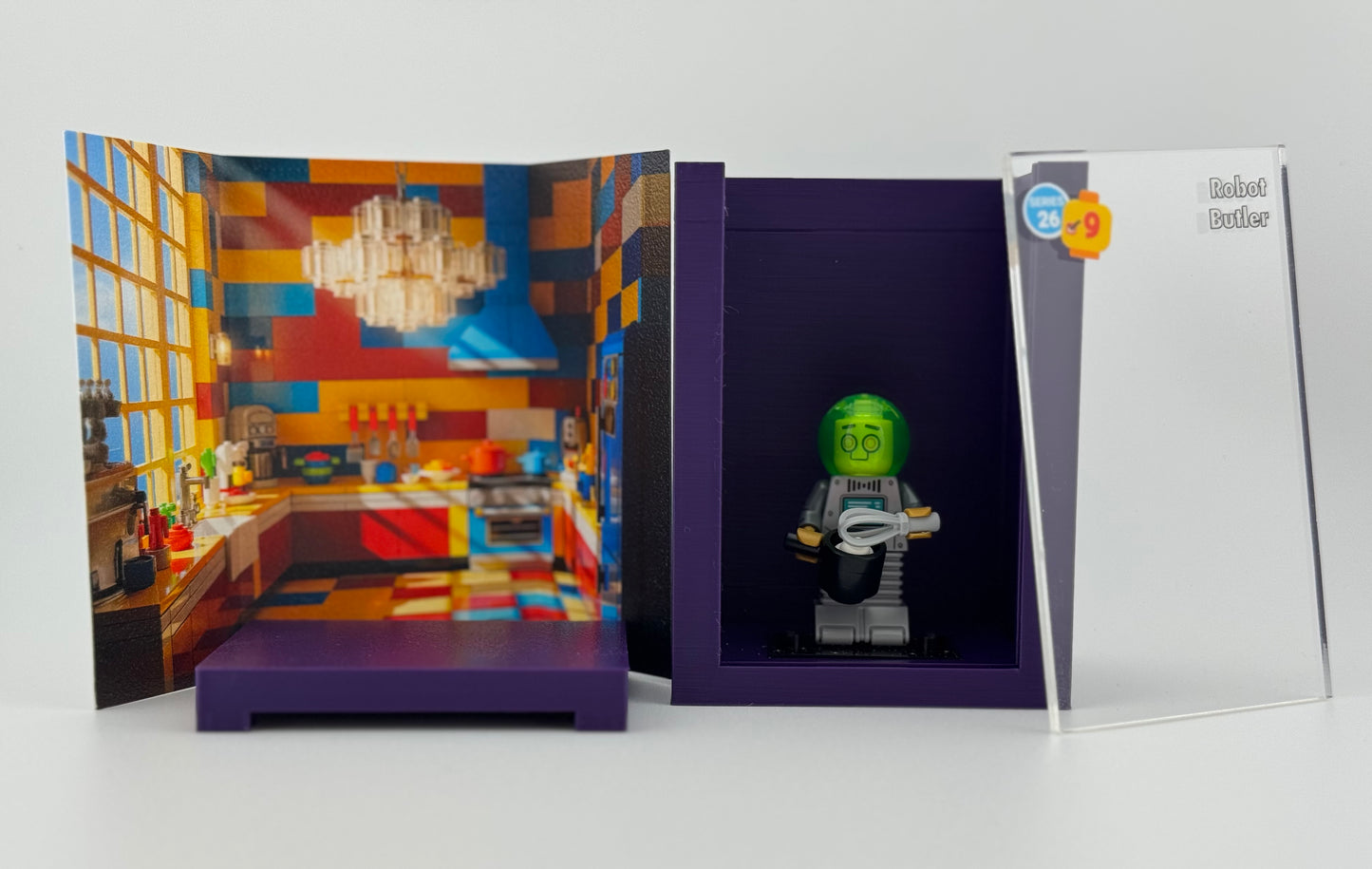 brickAtom™ Display – Space, Slime & Sci-Fi Shenanigans (Series 26 CMF) 👽🚀