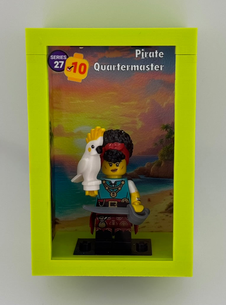 brickAtom Display Case – Custom Display for Minifigures (CMF Series 27 Edition)