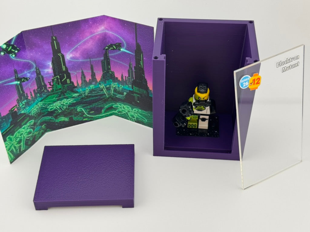 brickAtom™ Display – Space, Slime & Sci-Fi Shenanigans (Series 26 CMF) 👽🚀