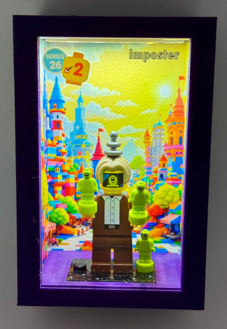 brickAtom™ Display – Space, Slime & Sci-Fi Shenanigans (Series 26 CMF) 👽🚀