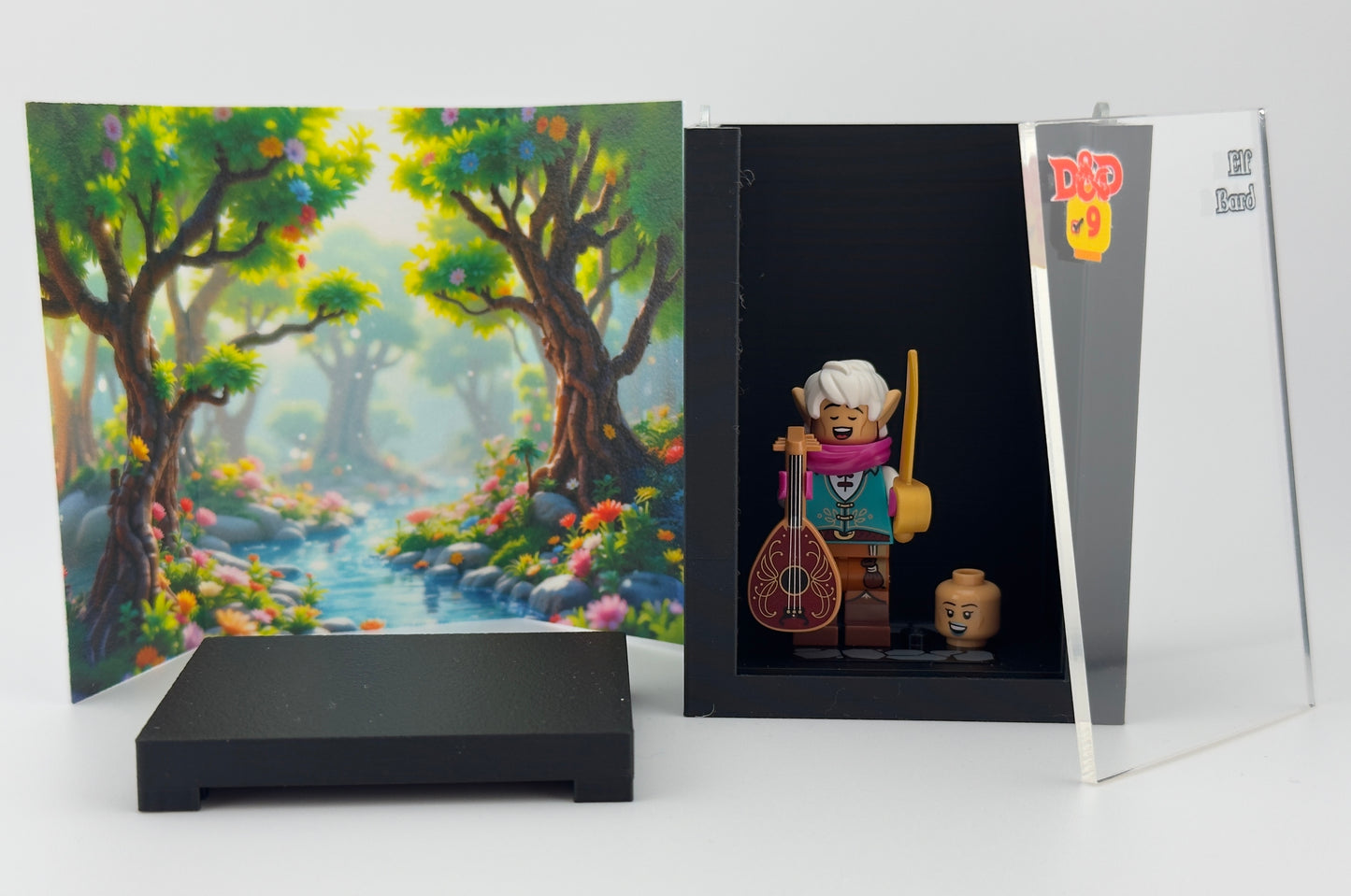 brickAtom™ Display – Dungeons, Dice & Destiny (Dungeons and Dragons Series) 🐉🎲
