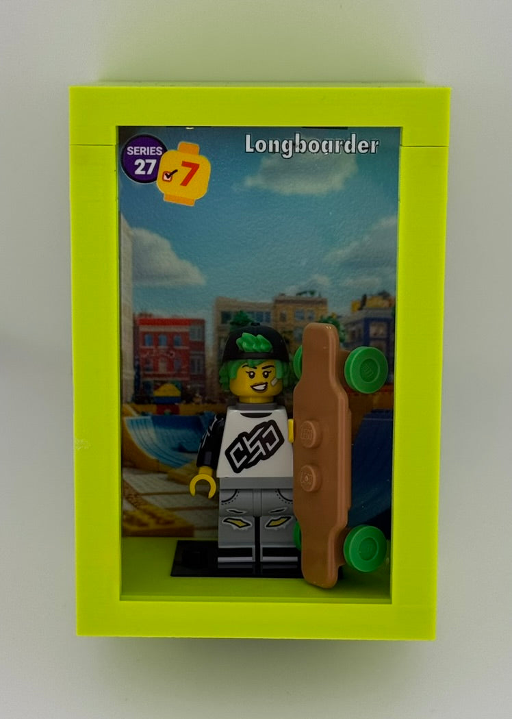 brickAtom Display Case – Custom Display for Minifigures (CMF Series 27 Edition)