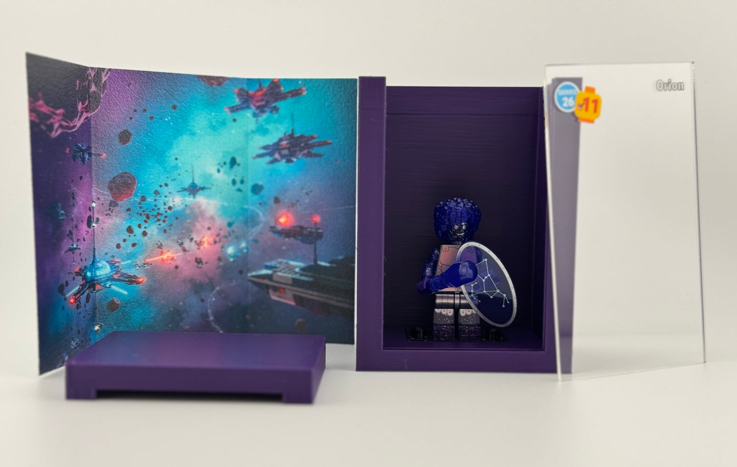 brickAtom™ Display – Space, Slime & Sci-Fi Shenanigans (Series 26 CMF) 👽🚀