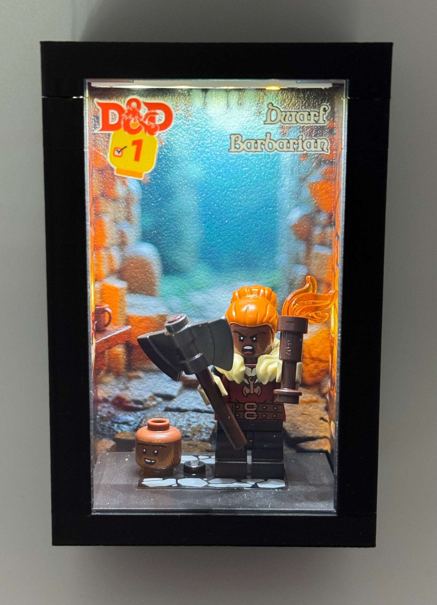 brickAtom™ Display – Dungeons, Dice & Destiny (Dungeons and Dragons Series) 🐉🎲