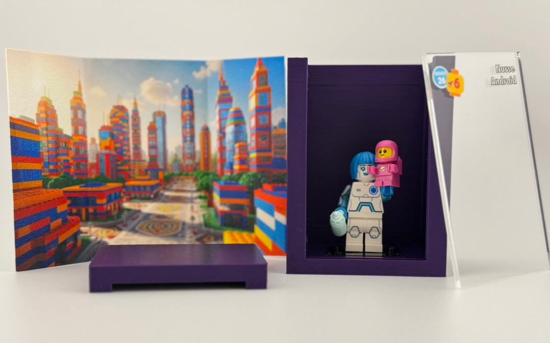 brickAtom™ Display – Space, Slime & Sci-Fi Shenanigans (Series 26 CMF) 👽🚀