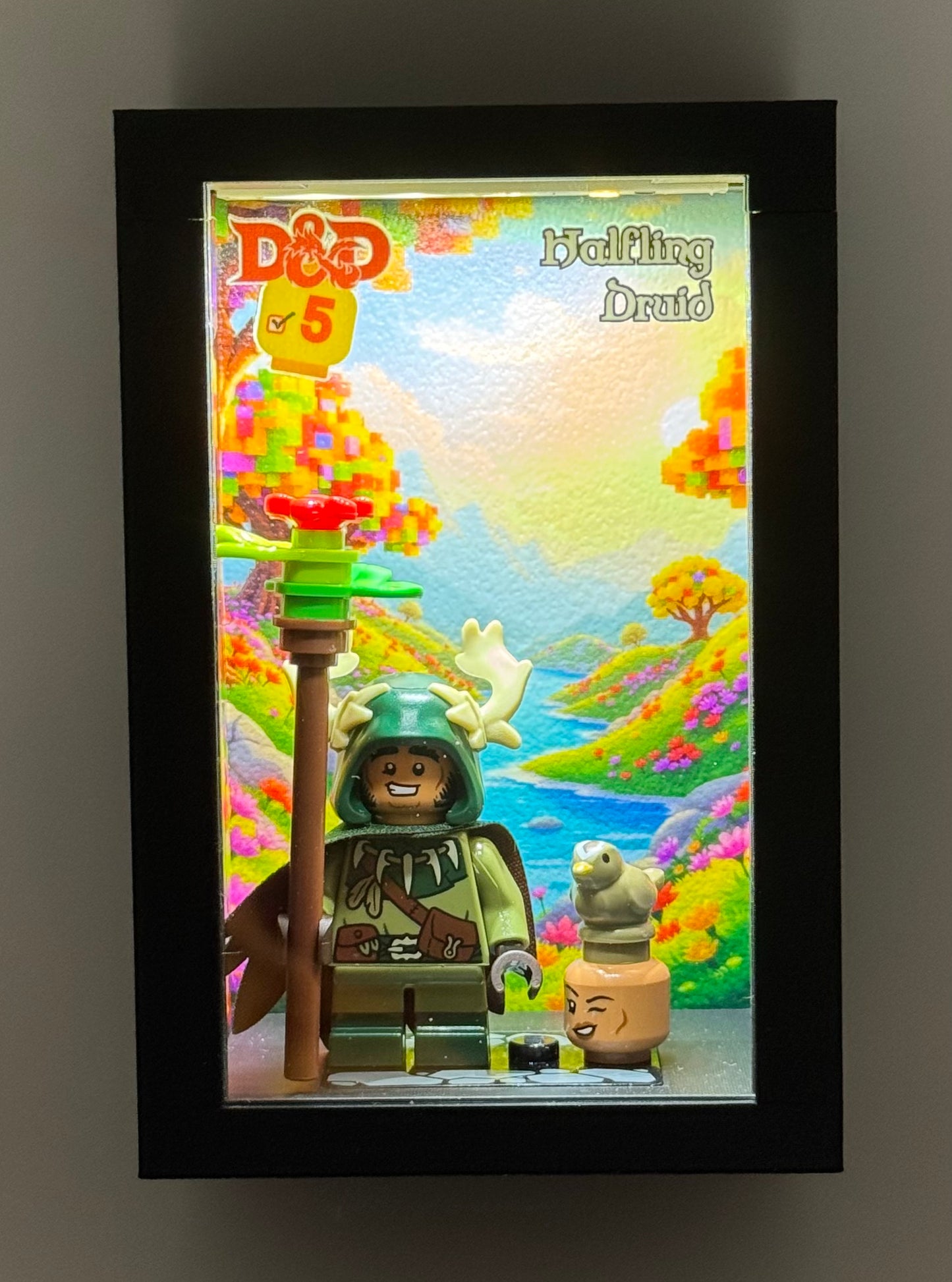 brickAtom™ Display – Dungeons, Dice & Destiny (Dungeons and Dragons Series) 🐉🎲