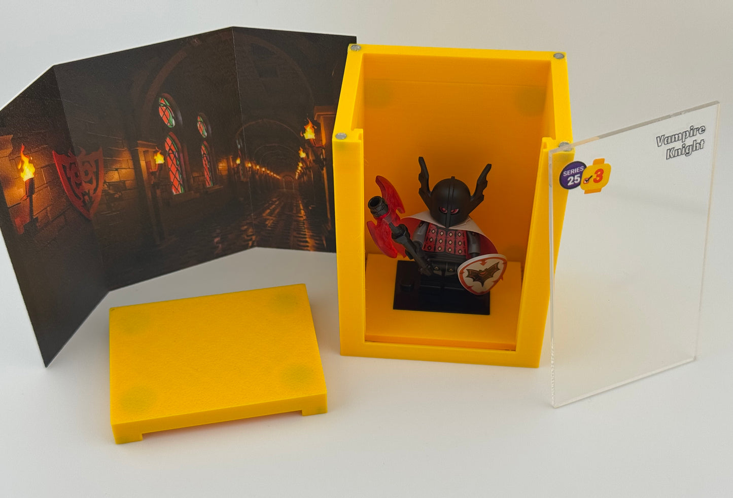 brickAtom™ Display – Chaos, Capes & Character (Series 25 CMF) 🧙‍♂️🎭
