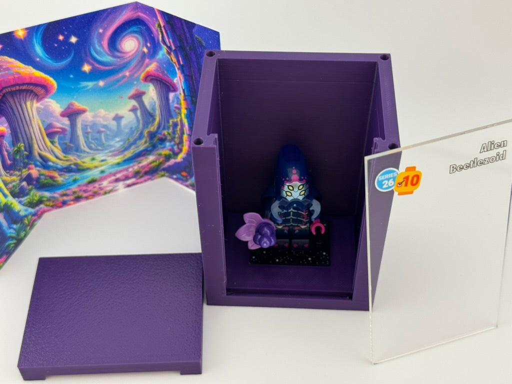 brickAtom™ Display – Space, Slime & Sci-Fi Shenanigans (Series 26 CMF) 👽🚀