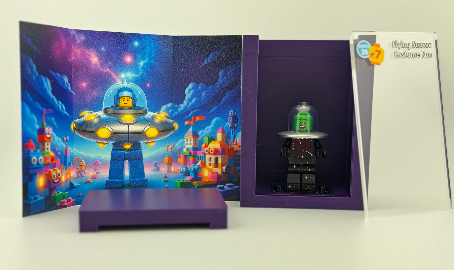 brickAtom™ Display – Space, Slime & Sci-Fi Shenanigans (Series 26 CMF) 👽🚀