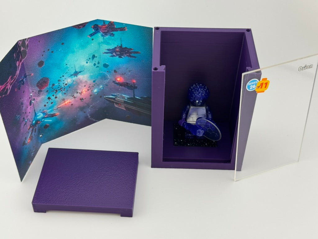 brickAtom™ Display – Space, Slime & Sci-Fi Shenanigans (Series 26 CMF) 👽🚀