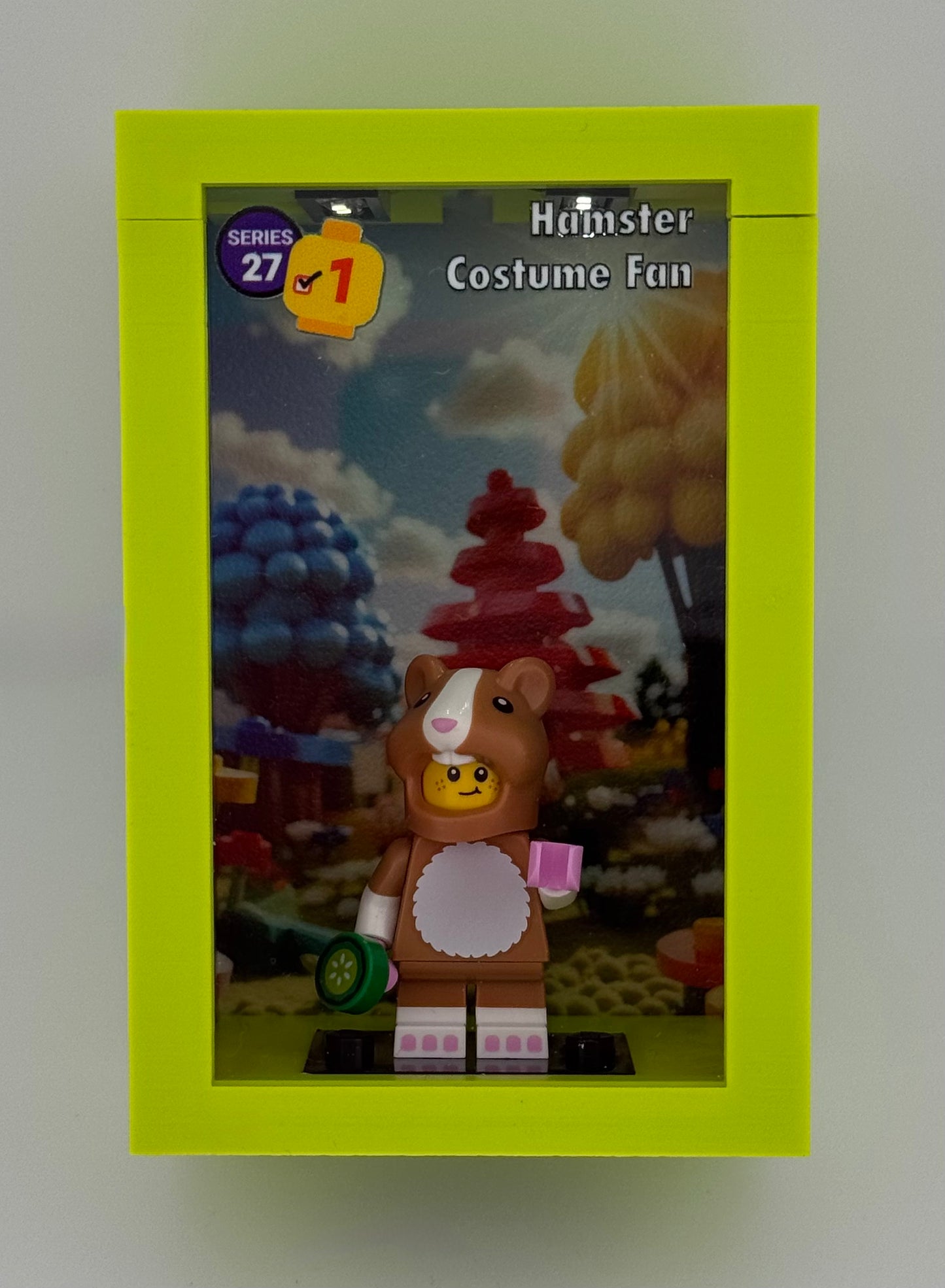 brickAtom Display Case – Custom Display for Minifigures (CMF Series 27 Edition)