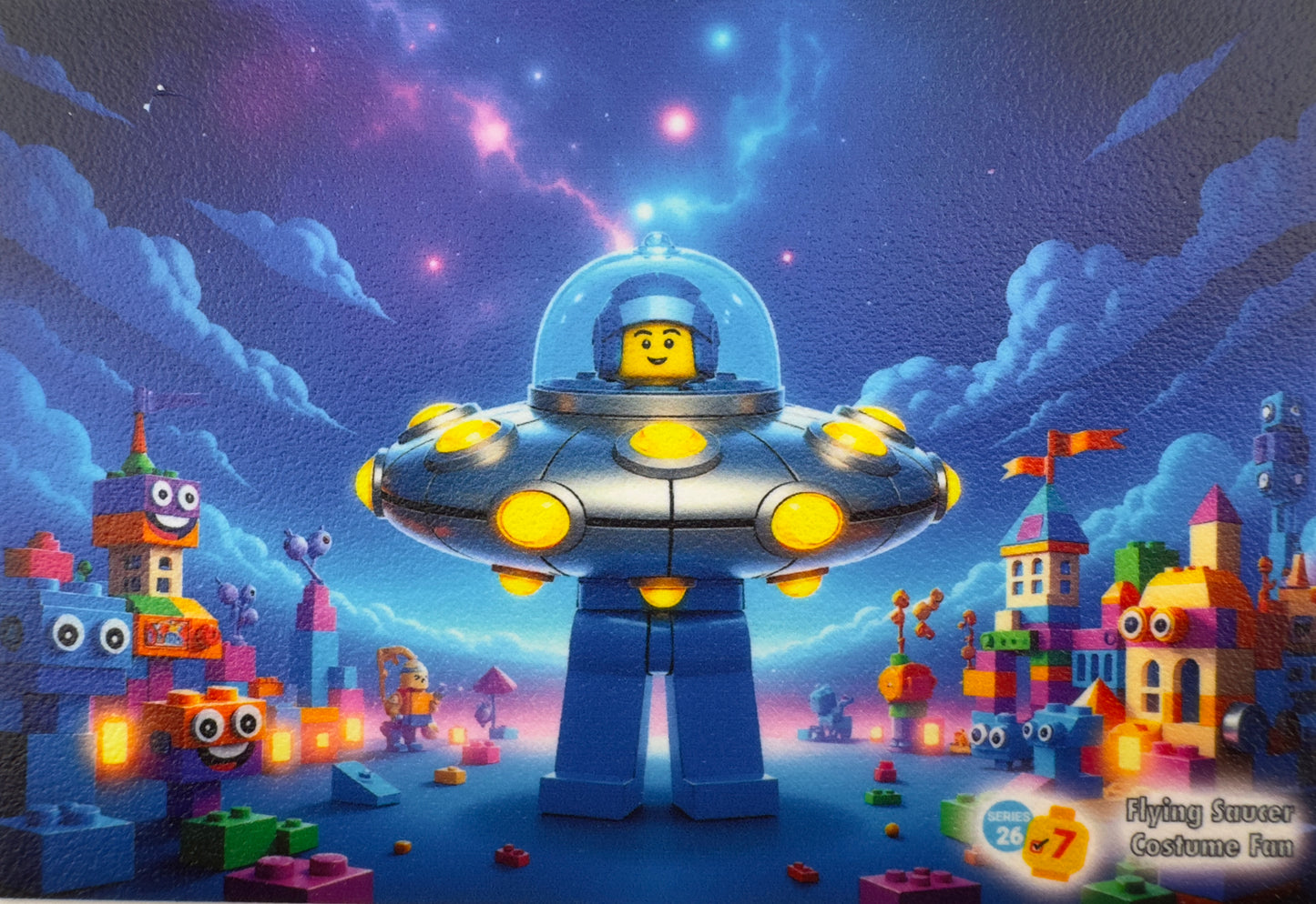 brickAtom™ Display – Space, Slime & Sci-Fi Shenanigans (Series 26 CMF) 👽🚀