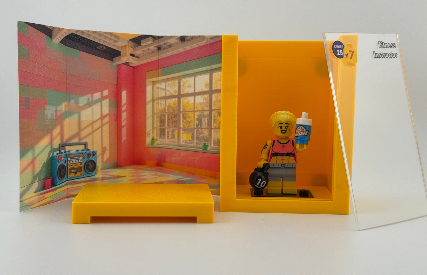 brickAtom™ Display – Chaos, Capes & Character (Series 25 CMF) 🧙‍♂️🎭