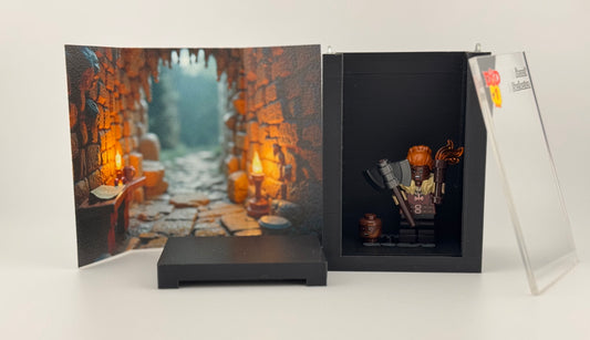 brickAtom™ Display – Dungeons, Dice & Destiny (Dungeons and Dragons Series) 🐉🎲