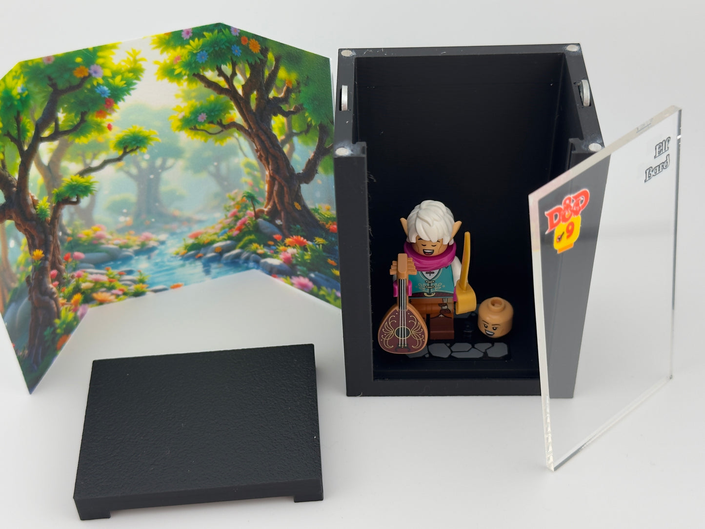 brickAtom™ Display – Dungeons, Dice & Destiny (Dungeons and Dragons Series) 🐉🎲