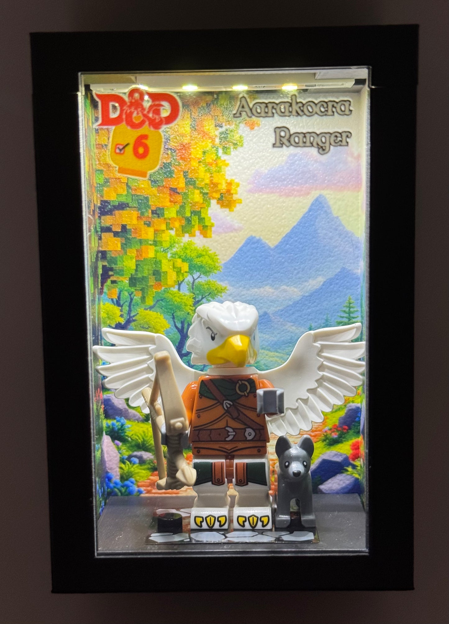brickAtom™ Display – Dungeons, Dice & Destiny (Dungeons and Dragons Series) 🐉🎲