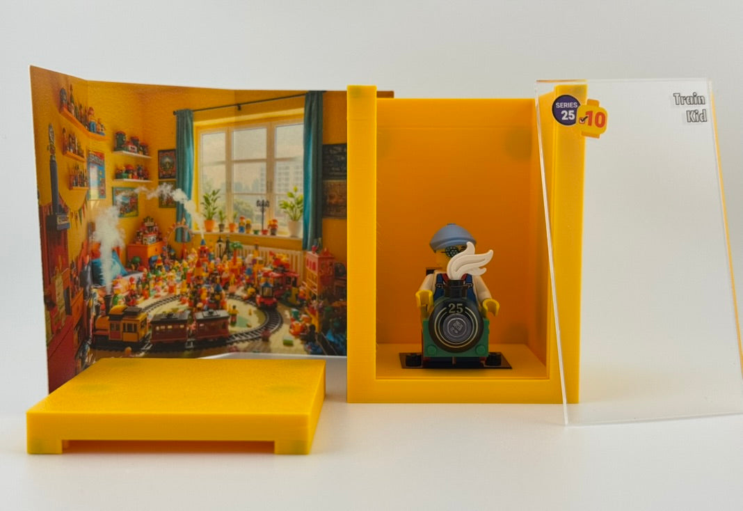 brickAtom™ Display – Chaos, Capes & Character (Series 25 CMF) 🧙‍♂️🎭