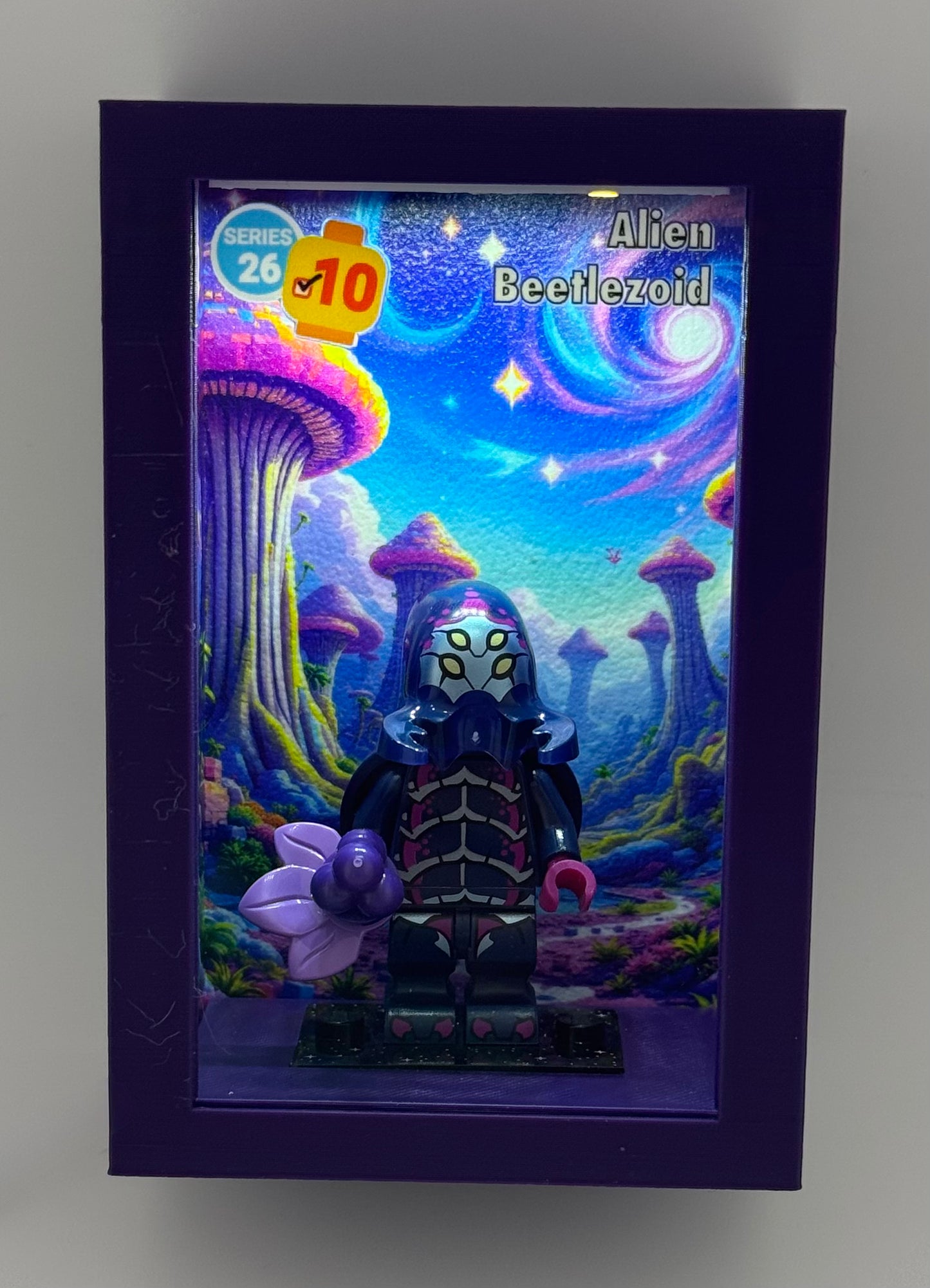 brickAtom™ Display – Space, Slime & Sci-Fi Shenanigans (Series 26 CMF) 👽🚀