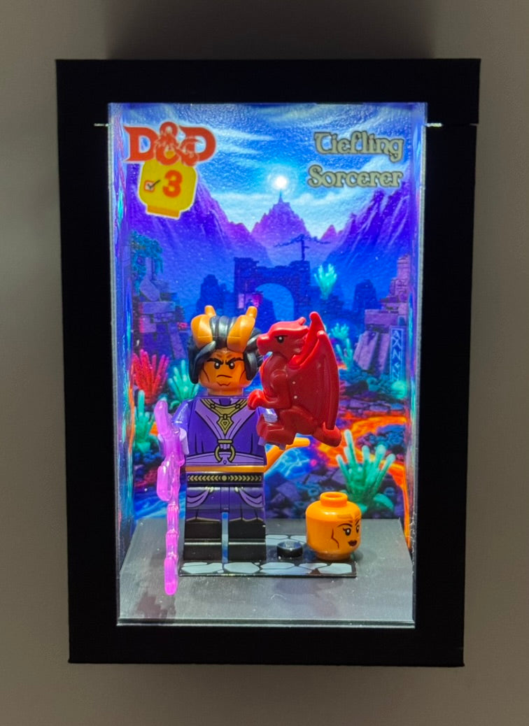 brickAtom™ Display – Dungeons, Dice & Destiny (Dungeons and Dragons Series) 🐉🎲