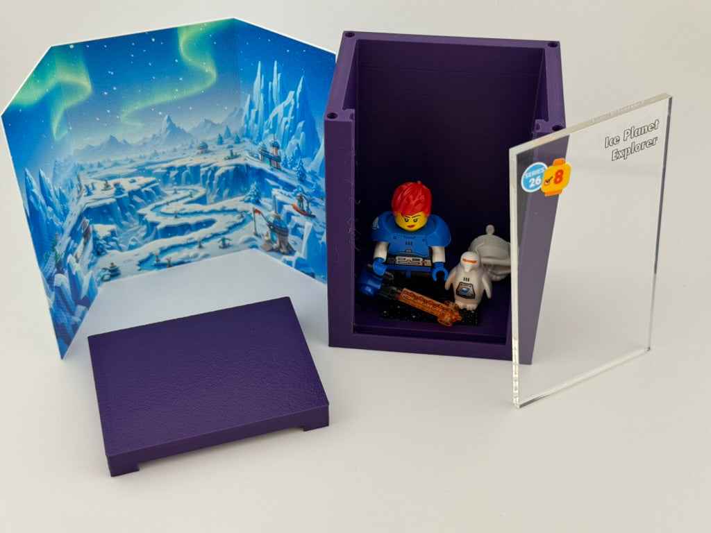 brickAtom™ Display – Space, Slime & Sci-Fi Shenanigans (Series 26 CMF) 👽🚀